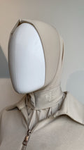 SCARF FRONT BUTTON