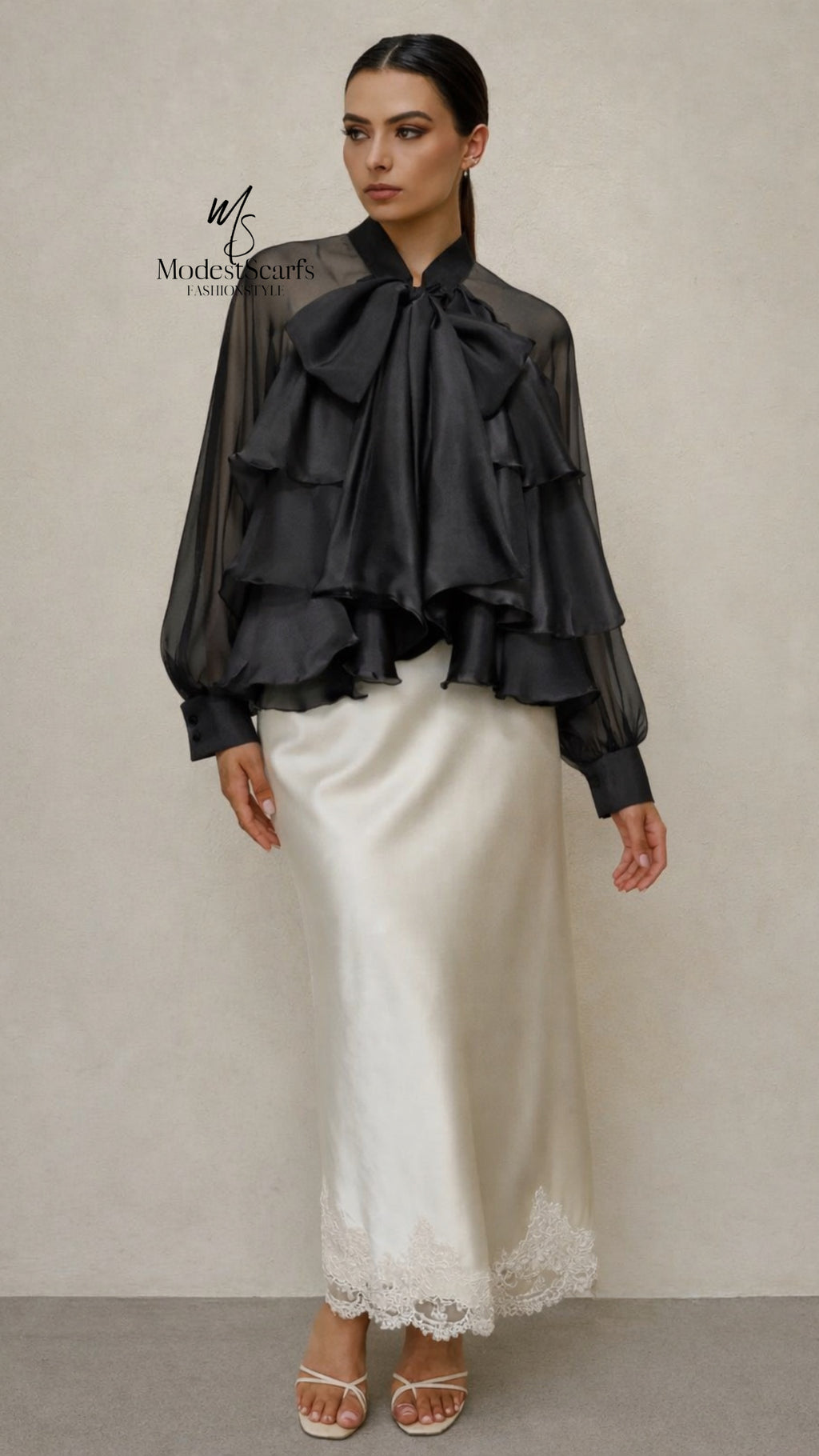 SERENE SATIN ROK