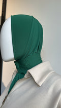 SCARF FRONT BUTTON
