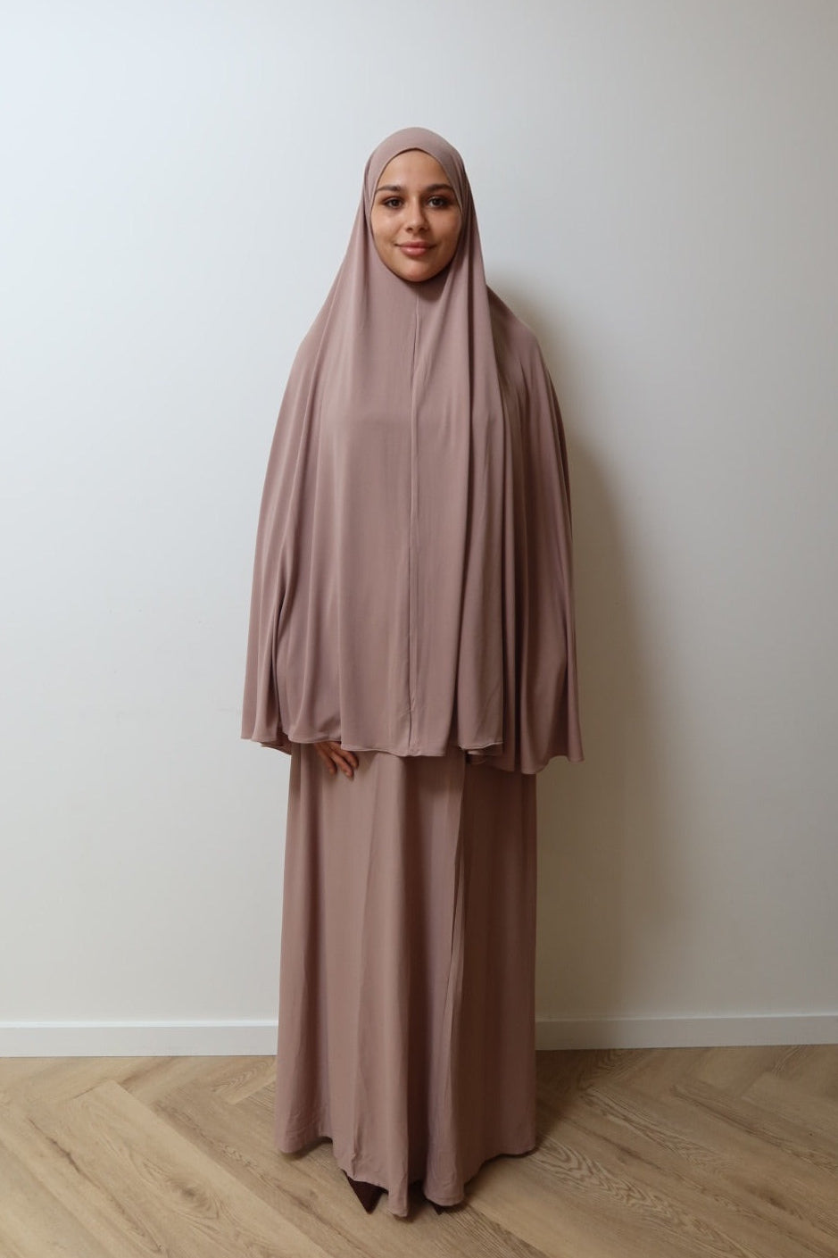 Jersey Khimar & Skirt Set