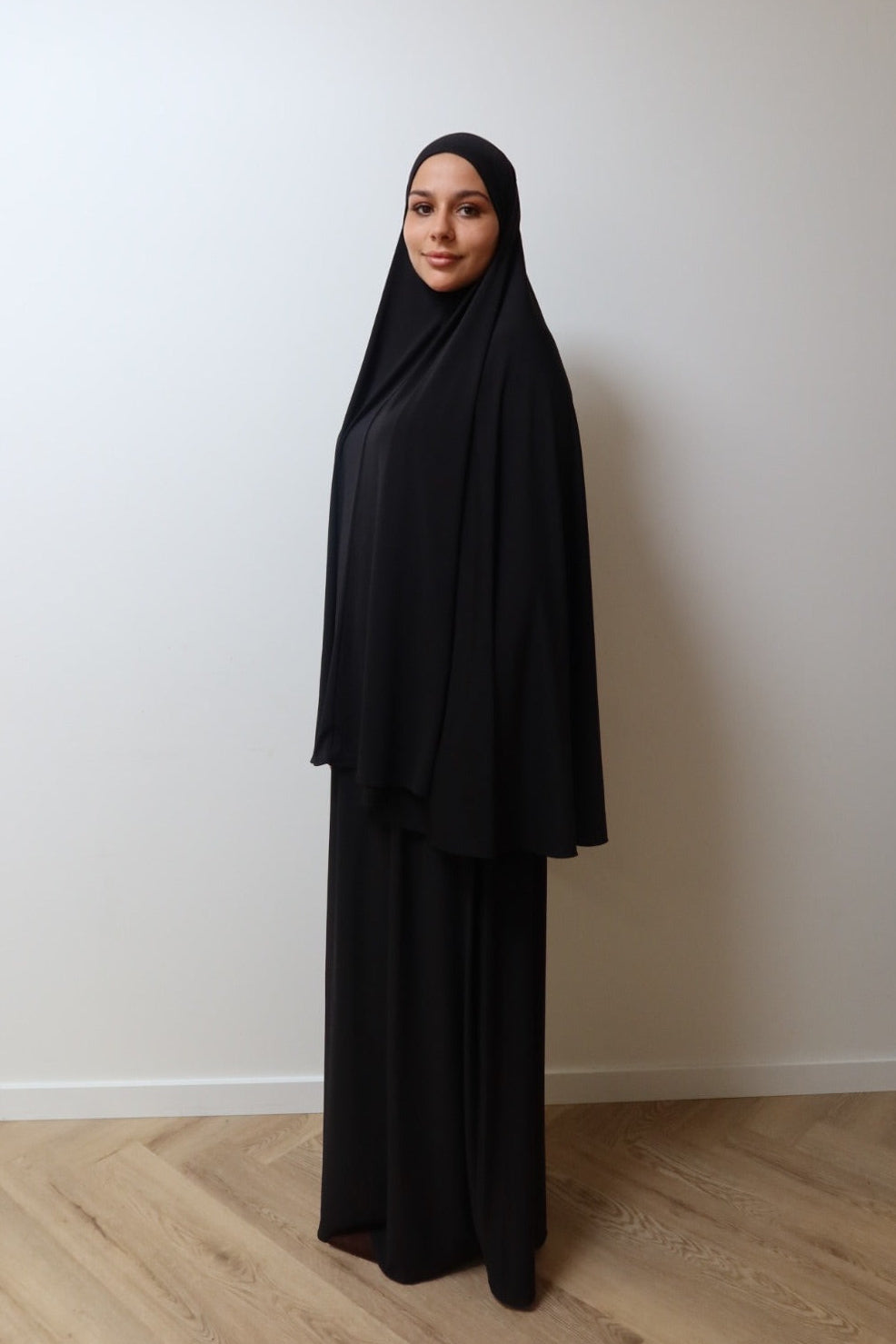 Jersey Khimar & Skirt Set
