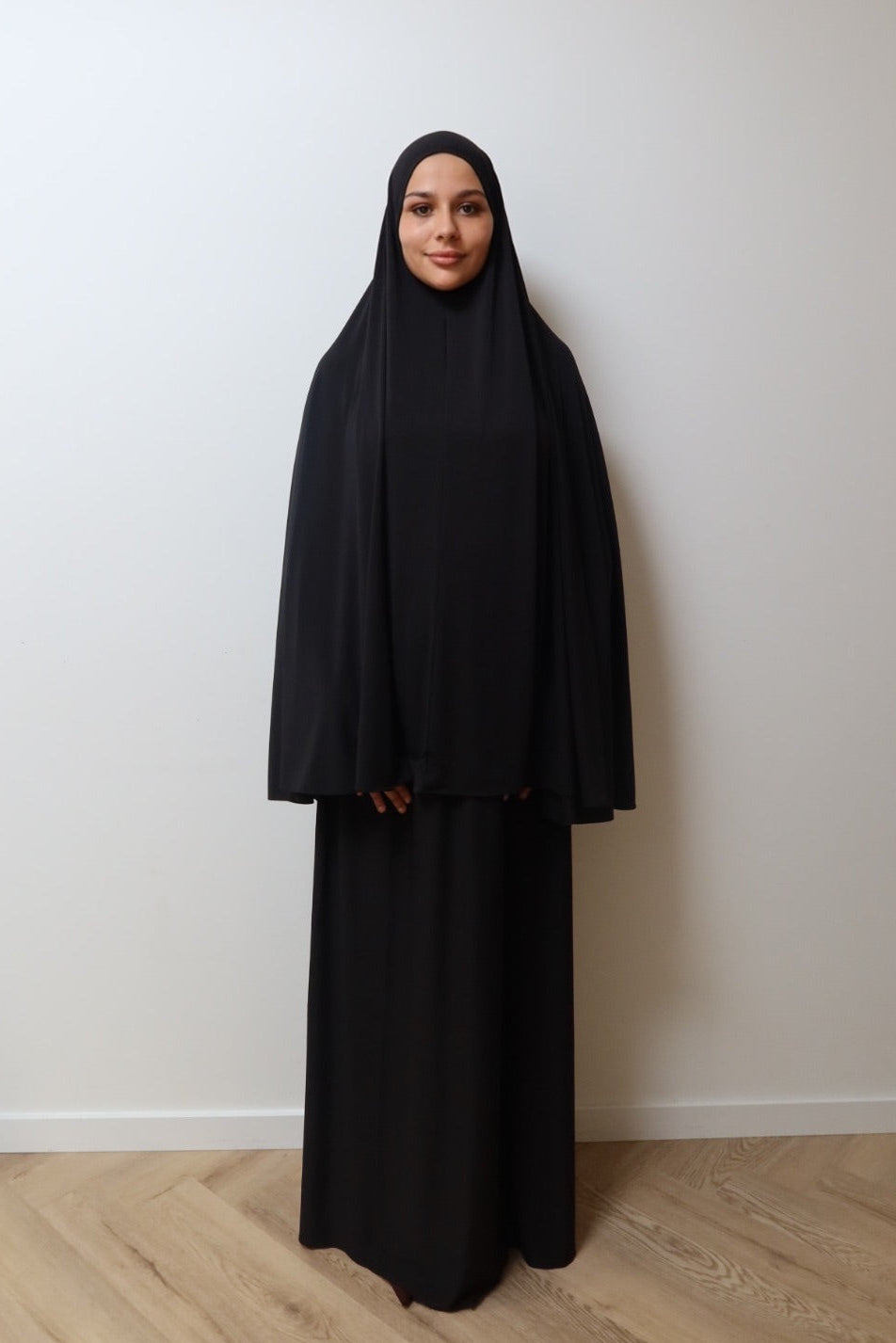 Jersey Khimar & Skirt Set